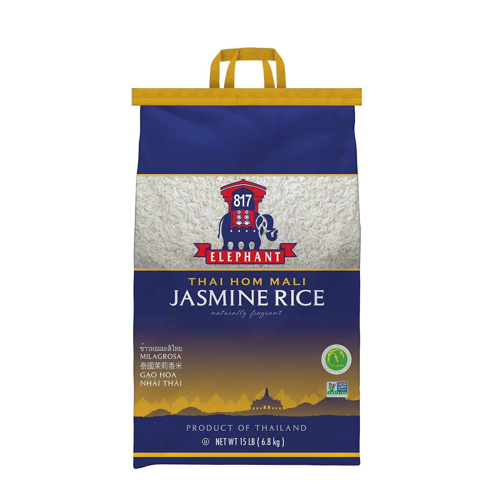 817 Elephant Thai Hom Mali White Jasmine Rice