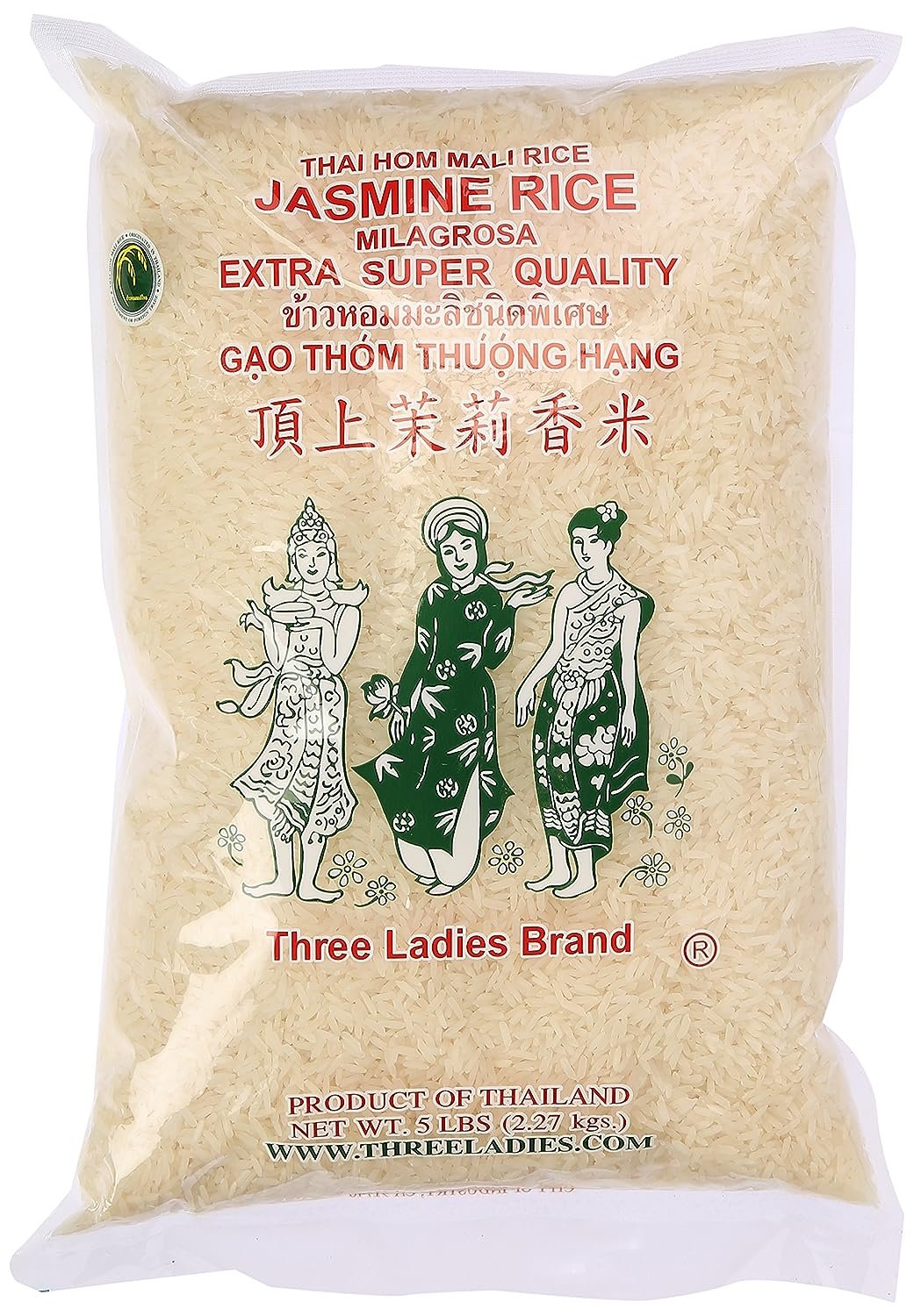 Three Ladies Thai Hom Mali Jasmine Rice