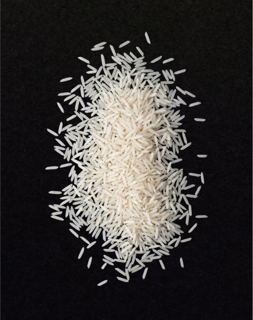 White Basmati Rice Grains